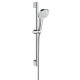 Hansgrohe CROMA SELECT E set doccia Vario con asta doccia 90 cm finitura bianco/cromo 26592400