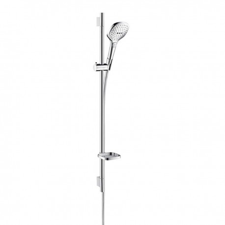 Hansgrohe Raindance Select E Set doccia 120 3jet con asta doccia 90 cm e portasapone cromato 26621000