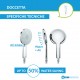 Set Doccia Bossini Saliscendi MIXA con doccia 3 getti cod. D45006