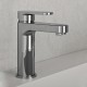 Miscelatore per Lavabo in Ottone Cromato Jacuzzi Alba