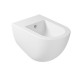 Vaso Sospeso Senza Brida art. 7317MT + Bidet art. 7313MT Bianco Matt Dream Galassia 