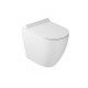 Vaso Filomuro art. 7310MT + Bidet art. 7311MT Bianco Matt Dream Galassia 