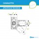 Canaletta Geberit CleanLine60 acciaio inox spazzolato 30-130 cm + Kit montaggio