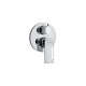 Set  Jacuzzi Miscelatore Doccia Twilight con Deviatore a 2 Uscite + Set Duplex + Soffione con Getto a Pioggia in Acciaio Inox