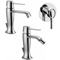 Fratelli Frattini Delizia Miscelatori Lavabo art. 58054 + Bidet art. 58103 + Incasso doccia art. 58016