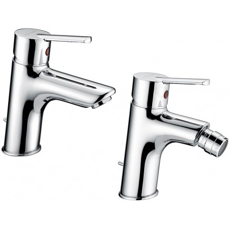 Fratelli Frattini Mito Miscelatori Lavabo art. 81054 + Bidet art. 81103