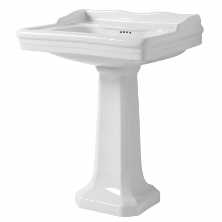 Lavabo Monoforo da 68 cm + Colonna Giunone Azzurra (non disponibile)