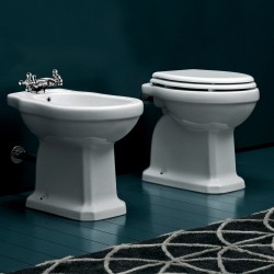 Vaso + Bidet Monoforo  Giunone Azzurra