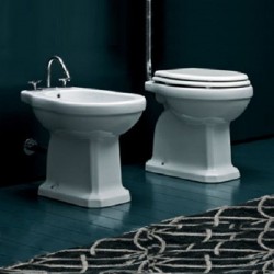 Vaso + Bidet Tre Fori Giunone Azzurra  