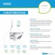 Vaso Sospeso Zero NF 55 NewFlush 1VS55NR00 + Bidet Soft 55 1BS55NR00 Catalano Bianco Lucido