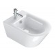 Vaso Sospeso Zero NF 55 NewFlush 1VS55NR00 + Bidet Soft 55 1BS55NR00 Catalano Bianco Lucido