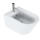 Vaso Sospeso Zero NF 55 NewFlush 1VS55NRBM + Bidet Soft 55 1BS55NRBM Catalano Bianco Satinato