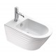 Sanitari Classy Vaso Sospeso NewFlush 1VS55RZE00 + Bidet Soft 55 1BS55ZE00 Catalano Bianco Lucido