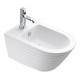 Sanitari Classy Vaso Sospeso NewFlush 1VS55RZEBM + Bidet Soft 55 1BS55ZEBM Catalano Bianco Satinato