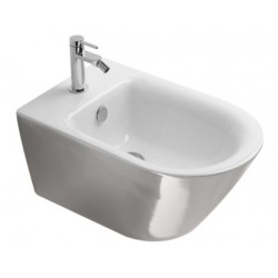 Bidet Soft 55 Sospeso Silver White art. 1BS55NRBA New Zero Catalano