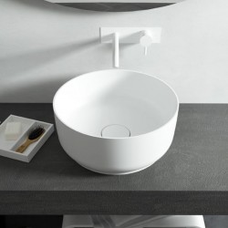 Lavabo a Libera installazione Horizon - Circle in Luxolid 