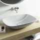 Lavabo a Libera installazione Soft - Medium in Luxolid 