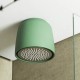 Soffione doccia Bonzo Cup in Luxolid colorato per installazione a soffitto adatto ad ambienti bagno moderni