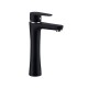 Artis Serie Indy Miscelatori Lavabo Prolungato + Bidet con Piletta click-clack Finitura Nero Opaco