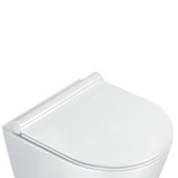 Sedile Wc Bianco lucido soft-close plus in resina inalterabile Catalano cod. 5V45STP00