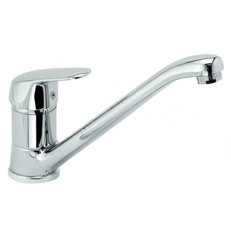 Miscelatore rubinetto monocomando con bocca bassa girevole per lavello Kappa di Eurorama