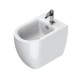 Sanitari Catalano Sfera 54  Vaso senza brida New Flush art. 1VPS54R00 + Bidet art. 1BIS54R00 con kit fissaggio nascosto a parete