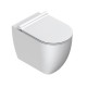 Sanitari Catalano Sfera 54  Vaso senza brida New Flush art. 1VPS54R00 + Bidet art. 1BIS54R00 Bianco Satinato