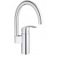 Grohe Eurosmart New Miscelatore Monocomando A Bocca Alta per Lavello, Argento (Cromo) cod. 33202002