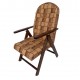 POLTRONA legno Campania Marrone sedia