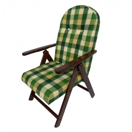 POLTRONA legno Campania Verde sedia