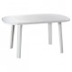 Tavolo ovale SALOMONE bianco 138x85cm IDEA