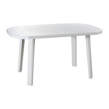 Tavolo ovale SALOMONE bianco 138x85cm IDEA