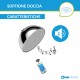 Soffione doccia Nikles sound 200 Round con diffusore musica bluetooth diametro 20 cm