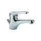 Paffoni Serie Pegaso Miscelatori Lavabo e Bidet con Piletta Salterello + Incasso Doccia in Ottone Cromo Lucido