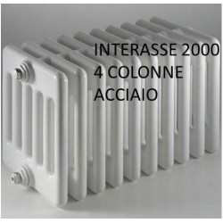 Radiatore tubolare in Acciaio Ercos Comby 4/2000 h. 1992 mm.