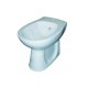 Sanitari Round distanziati da muro Vaso + Bidet in Ceramica Bianca