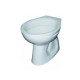 Sanitari Round distanziati da muro Vaso + Bidet in Ceramica Bianca