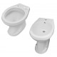 Sanitari Lucy distanziati da muro Vaso + Bidet in Ceramica Bianca