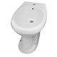 Sanitari Lucy distanziati da muro Vaso + Bidet in Ceramica Bianca