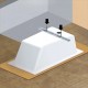 Vasca Jacuzzi 140x70 cm da Incasso in Vetroresina completa di supporto telaio per installazione