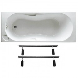 Vasca Jacuzzi 170x70 cm da Incasso in Vetroresina completa di supporto telaio per installazione