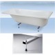 Vasca Jacuzzi 170x70 cm da Incasso in Vetroresina completa di supporto telaio per installazione