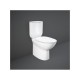 Sanitari Filomuro Vaso senza brida Rimless monoblocco in ceramica con cassetta + bidet Morning Rak