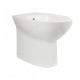 Sanitari Filomuro Vaso senza brida Rimless monoblocco in ceramica con cassetta + bidet Morning Rak