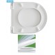 Sedile Wc Althea Cover Soft Close in Termoindurente Bianco mod. Originale