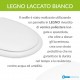 Sedile wc bianco per Ideal Standard vaso Conca larghezza 34 cm cerniere fisse