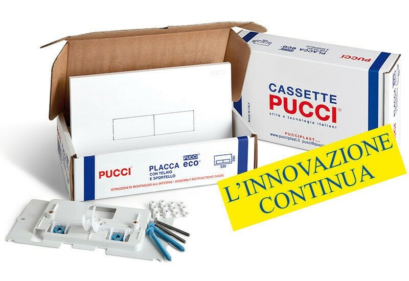 Kit Rinnova Placca Linea Bianca E Sportello Eco Pucci Per Cassetta 2011 – 80009560 - 2