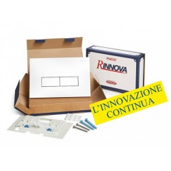 Kit completo rinnova Pucci Placca Linea Bianca Telaio/Sportello per sostituzione placche eco già installate