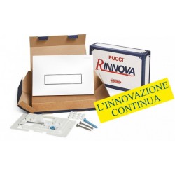 Kit completo rinnova Pucci Placca Linea Bianca Telaio/Sportello per sostituzione placche sara già installate