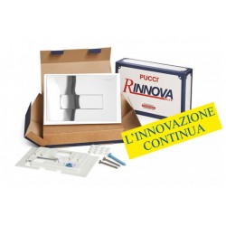 Kit completo rinnova Pucci Placca Linea Cromata Telaio/Sportello per sostituzione placche sara già installate